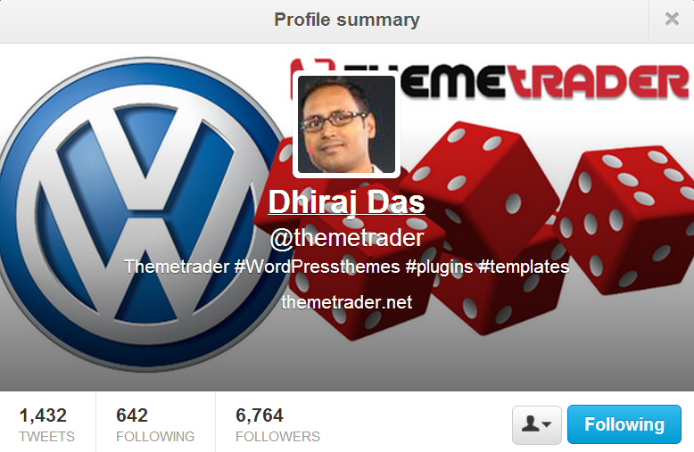 endorsement from Dhiras Das