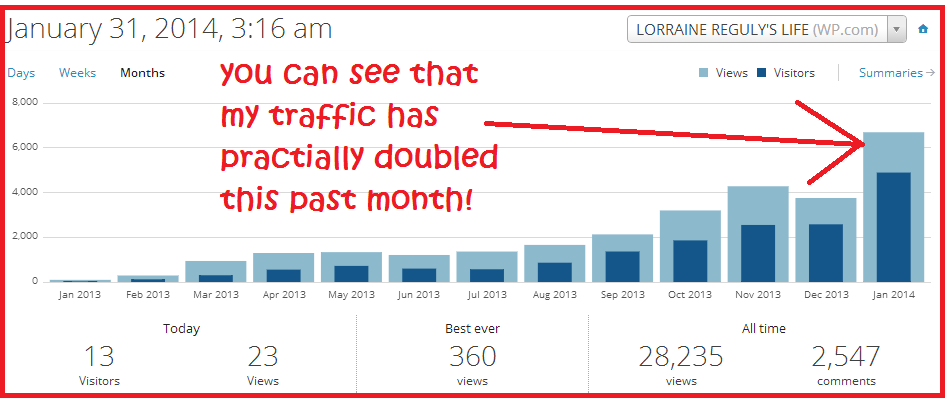 blog stats and visitor count 