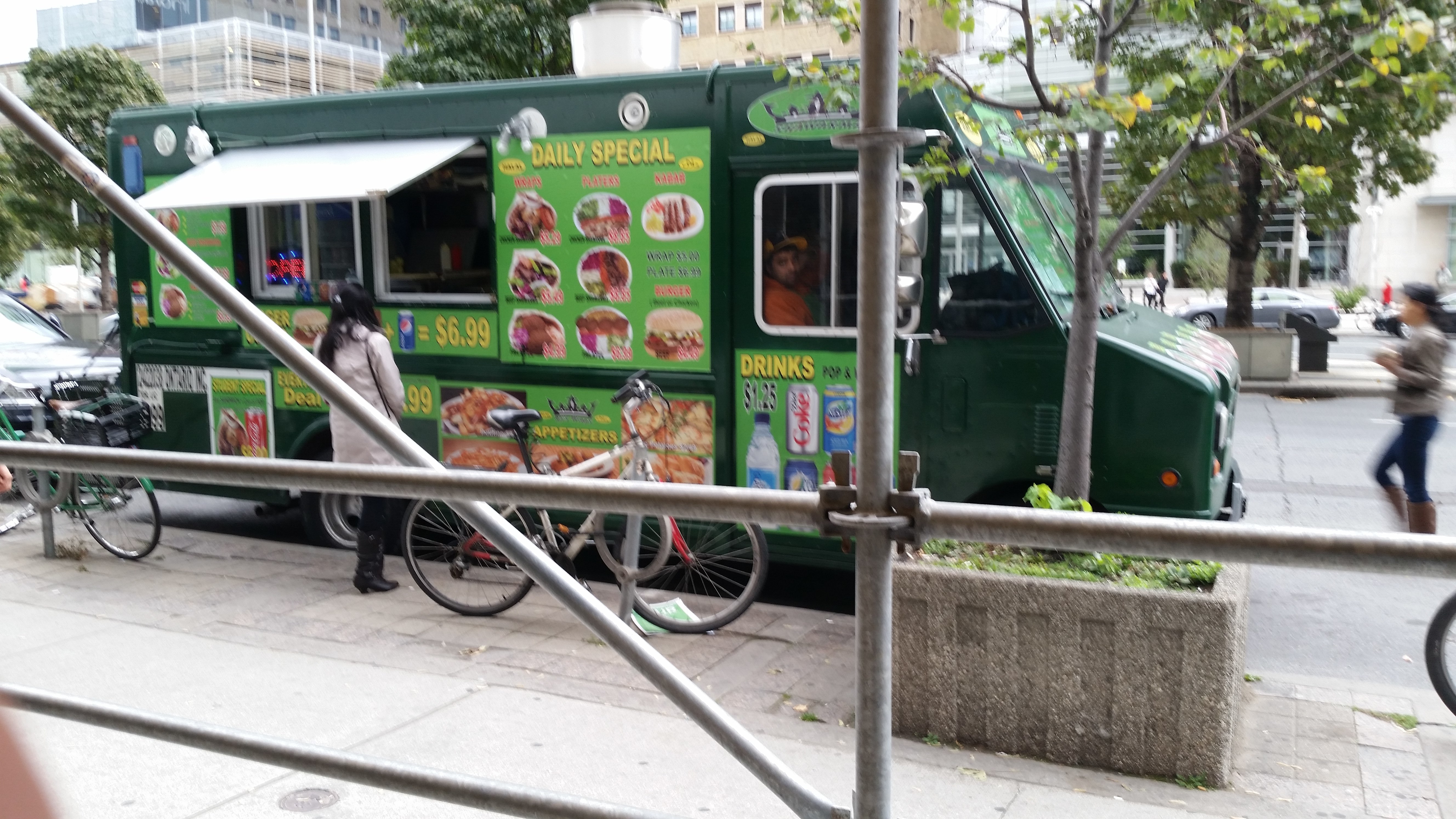 Green Food Truck in Toronto